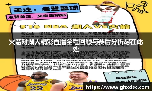 火箭对湖人精彩直播全程回顾与赛后分析尽在此处